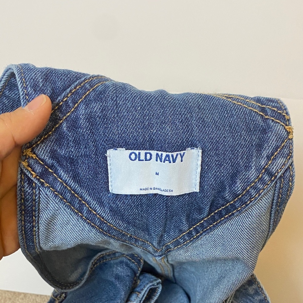 Old Navy Blue Denim overalls - Picture 3 of 6